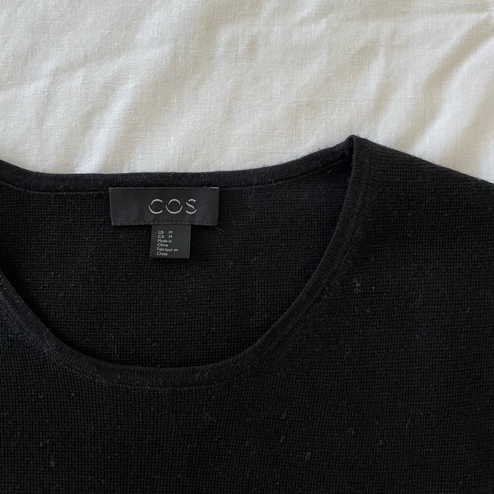 COS Black Wool Sweater - Picture 3 of 4